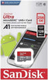 SanDisk 256GB UHS-I Ultra Micro SD Card for LG Phone Works with LG Velvet 5G, LG K92 5G, LG V60 ThinQ 5G (SDSQUA4-256G-GN6MN) Bundle with (1) Everything But Stromboli SD & MicroSDXC Memory Card Reader