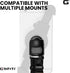 GRIFITI Nootle Recon 5 Flex Arm Leg Magnetic Foot Mini Ball Head Camera Mount Stand, 6 Inch Flexible Mevo Mount