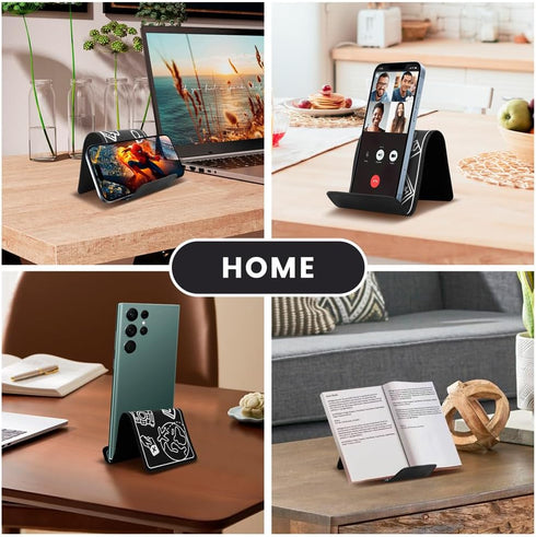 Airplane Travel Essentials for Flying, Flex Flap Cell Phone Holder & Flexible Stand for In-Flight, Traveling, Zoom