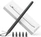 Black Stylus Pen for iPad, 35 Mins Fast Charging for Apple Pencil, Palm Rejection, Tilt Sensitivity, Works for