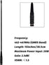 TWAYRDIO 15" 462-467MHz GMRS Radio Whip Antenna with BNC Connector for GMRS Handheld Radios Walkie Talkies