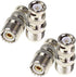 BNC Male to UHF Female SO-239 Adapter, 4pcs RF Coaxial Coax Connector