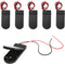 QTEATAK 6 Pcs 2 x 3V CR2032 Button Coin Cell Battery Holder with