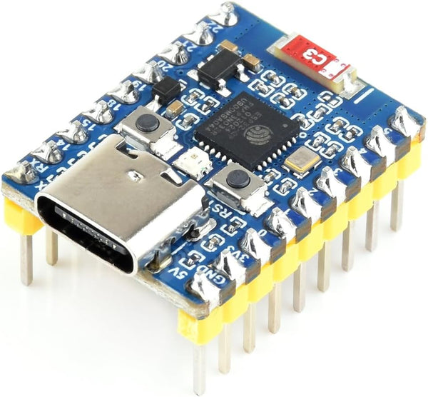 waveshare ESP32-C6 Mini Development Board, WiFi 6, Dual Processors, 2.4GHz WiFi 6 + Bluetooth 5(LE), Compatible with