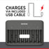 Rayovac 8 USB Battery Charger, Bay Charger for NiMH AA and AAA Rechargeable Batteries, Fast Charger for Batteries