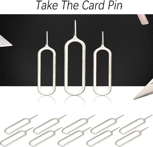GENERIC Sim Card Tray Remover Eject Pin Key Tool for iPhone iPad Samsung Galaxy Smart Phone/Tablet and More