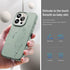 Shop SUANPOT Grey Liquid Silicone Case for iPhone 15 Pro Max 6.7", Shockproof, Soft Slim Gel Rubber, Anti-Scratch