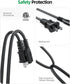 Superer 8 HI-04 4500L 3600 DP36, T22, ft Projector Power Cord Replacement, Compatible with DR. J Professional Mini