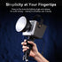 ULANZI LA03 1/4" Light Stand Mount Adapter, Screw Portable Handheld Grip Quick Adjustment for COB Video Light, DSLR