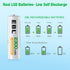 EBL 8 Pack 2300mAh 8-Bay Rechargeable AA Batteries and Battery Charger with Built-in Charging Cable, Ni-MH Duable A