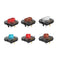 Kailh Choc 1350 and V2 Series Low Profile Mechanical Keyboard Switches Sample Pack, 20pcs