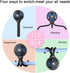 WiHoo Mini Handheld Stroller Fan,Personal Portable Car Seat Baby Fan with Flexible Tripod Fix on Stroller,USB or Battery Operated Desk Fan Adjustable 3 Speeds for Travel Treadmill Golf Cart