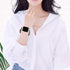 Compatible for ANDFZ Smartwatch Band, Fabric Elastic Scrunchie Replacement Straps for ANDFZ T42 1.72" HD Touch Screen