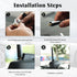 Sylvil 3.15" Car Short Antenna, Aluminum Radio Antennas Replacement, Carbon Fiber Antenna Kit with Screws, AM/FM Roof