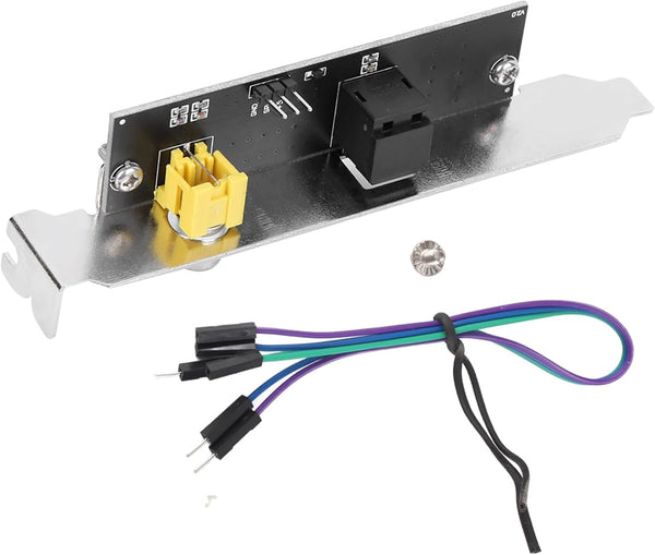Optical Out Back Plate Cable Bracket, SPDIF Optical Electrical Components for ASUS/GIGABYTE/MSI Motherboard