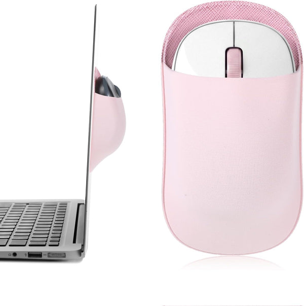 Zelphvt Slim Mouse Holder for Laptop, Mouse Pouch Case Sleeve for Laptop, Universal