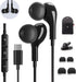 USB C Headphones for iPhone 15 Pro Max, iPad Pro, Samsung Galaxy S24 Ultra, Wired Earbuds with Microphone