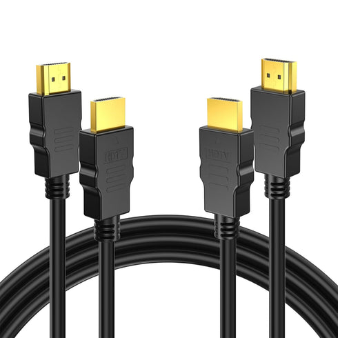 4K HDMI Cable 3FT 2-Pack, High Speed HDMI 2.0 Cable Shielded Cord
