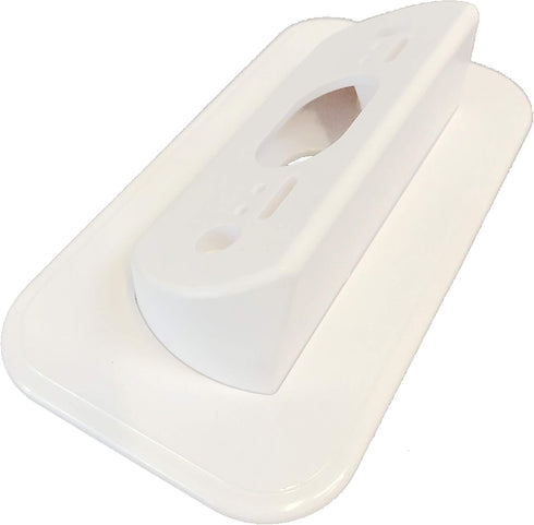 Ade Advanced Optics Wall Plate and 30 Degree Angled Mount Combo for Nest Hello - White