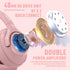 Over Ear Bluetooth Headphones 68H Playtime, 6 EQ Wireless Headset with Microphone, HiFi Stereo, Lightweight Deep Bass