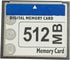 LILIWELL 512MB CF Memory Card SDCFB-512-A10 CF Type I Digital Camera Card