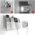 VANCORE Clear Wall Mounted Charging Phone Holder Smart Phone Station with 3 Holes