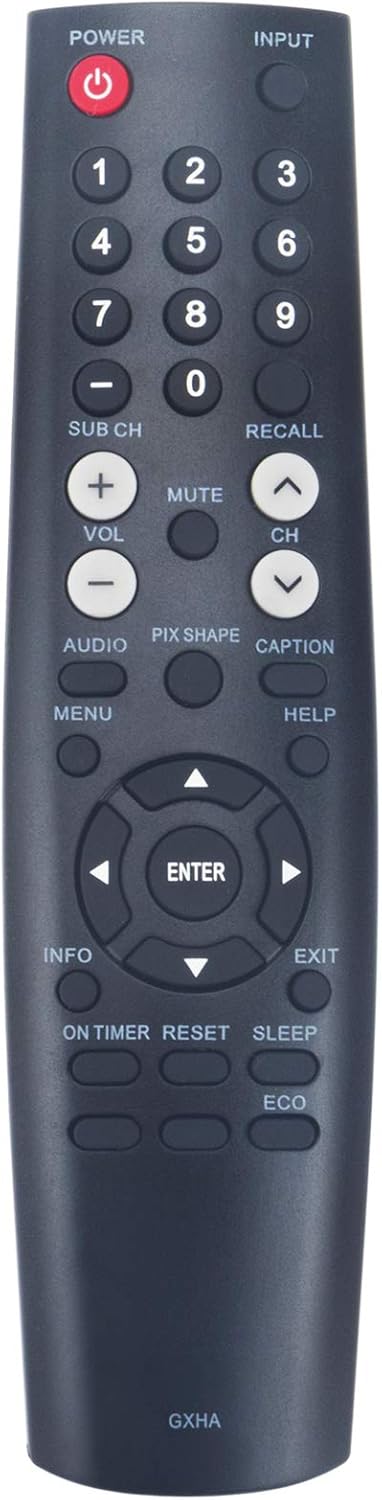 New GXHA Replacement Remote Control for Sanyo LCD LED TV DP50843 DP58D33 DP55D33 FVD5833
