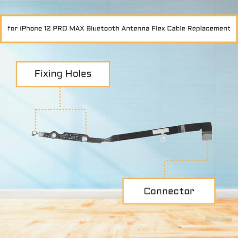 for iPhone 12 PRO MAX Bluetooth Antenna Flex Cable Replacement Signal Bluetooth Connection Flex 12PRO MAX with Repair Fix Tool 12 PROMAX A2342 A2410 A2412 A2411