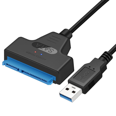SATA to USB 3.0 Adapter Cable for 2.5 Inch Hard Drive HDD/SSD Data Transfer, External Converter Support UASP