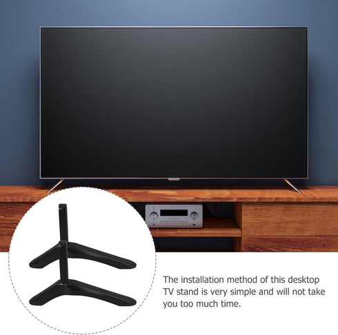 UTHCLO Universal TV Stand Base with Screws Tabletop TV Support Stand Compatible with Flat Screen Televisions for Home