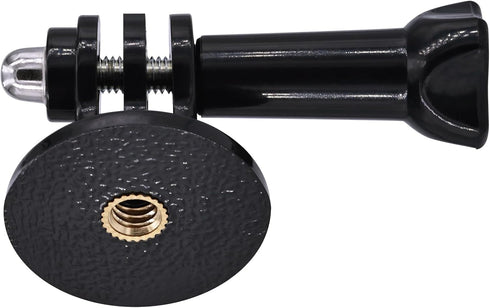 iSaddle 1/4"-20 11/10/9/8/Max Magnetic Camera Mount with Male Thread Tripod Adapter - Dual Base Heavy-Duty Magnetic Cam