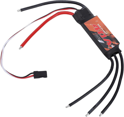 40A 2-4S AM32 Zunate Brushless ESC for Fixed Wing Quadcopters and Multirotor, LiPo Support with BLHeli and Open Source