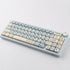 PBT Keycaps 138 Keys MOA Profile Cute Dye-Sublimation Blue-White Puppy Keycaps Set for Cherry Gateron MX Switches