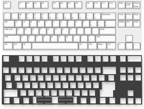 Poron Keyboard Pcb Foam 87 Layout, 120Pcs Poron Switch Pads and Keyboard Sound Dampeners for Custom Keyboard