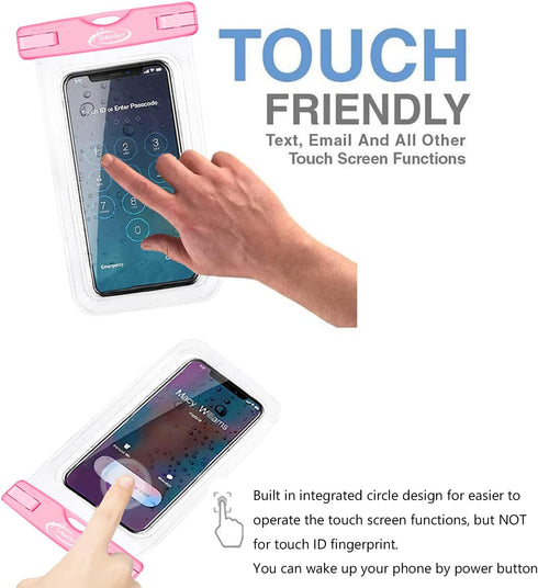 AiRunTech Waterproof Case, Cell Phone Dry Bag Compatible for iPhone 14/13/12/12 Pro Max/11/11 Pro/SE/Xs Max/XR/8P/7