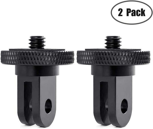 Camera Tripod Mount for GoPro Adapter, 2Pcs 1/4-20 Screw Conversion for GoPro Hero10, Insta360 ONE X4 X3, DJI OSMO
