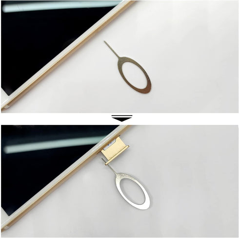 Medsuo 6pcs SIM Card Removal Tool Card Tray Eject Pins Needle Opener Ejector Needle Pin Remover for Smart Phones