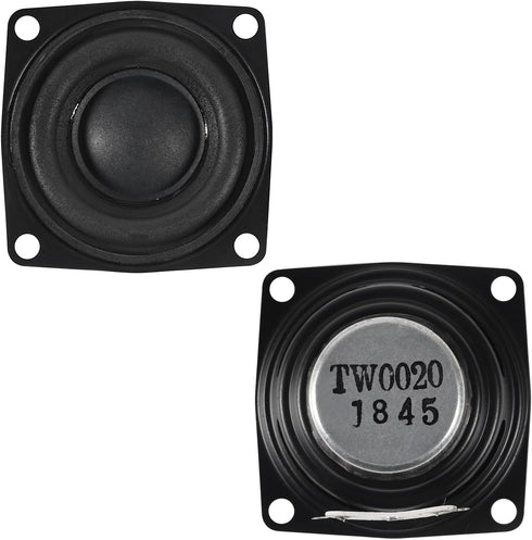 4pcs 2inch 4Ohm 10W Full Range Audio Speaker, Stereo Woofer Loudspeaker for Arduino (4pcs)