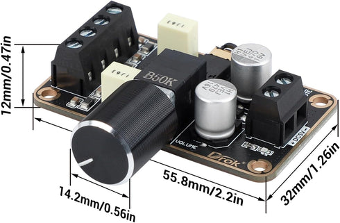 DROK 5W+5W Mini Amplifier Board 2pcs PAM8406 Digital Stereo Power Amp 2.0 Class D for DIY Speaker