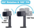 Rigdance 2PCS Pack-Phone 1/4" 360 180 Tripod Mount with Screw Thread, Rotate Tilt Phone Holder Adapter for iPhone
