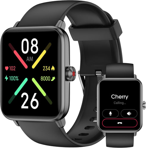 Smart Watch for Women and Men, Fitness Tracker with Heart Rate, Blood Oxygen, Sleep Tracker, IP68 Waterproof