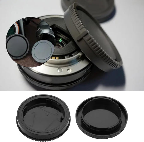 SING F LTD 3 Sets Plastic Body Cap and Rear Lens Cap 64.5 x 19.2mm for Sony A100 A200 A230 A290, Minolta AF