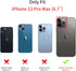 Fycyko Magnetic Case for iPhone 13 Pro Max, Blue Rhinestone Glitter, Shockproof Kickstand, Compatible with MagSafe