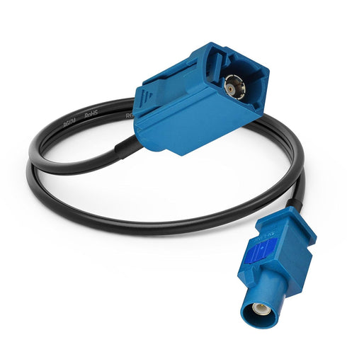 SZSAUTO Fakra Z Male to Female 12 Inch 30cm Car Antenna Extension Cable