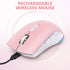 mobiproduct 3 5.2 2.4G) Wireless Bluetooth Mouse, Rechargeable USB Optical Mouse, Adjustable DPI, LED Silent Dual