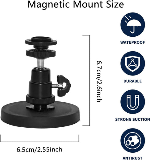 Magnetic Camera Mount for Blink Outdoor 4th, 3rd Gen, Blink Mini, Indoor, XT2 - Rubber Coated Magnet - 1 Pack