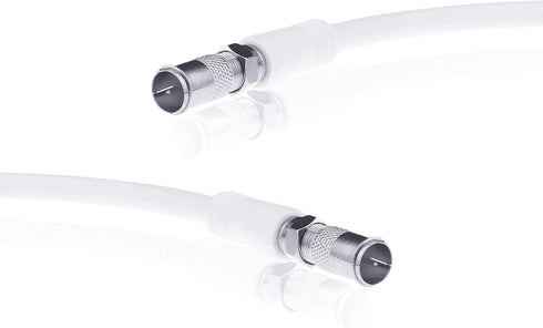 Coax Quick TV Connector, 7 Pcs Coaxial Push on Plug F Type Quick Connect Cable TV Connectors