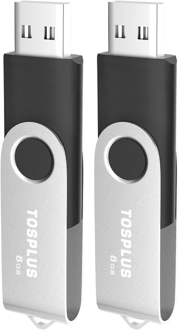 TOSPLUS USB 2.0 Flash Drive Thumb Drives Memory Stick Jump Drive Zip Drive