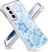 Yomjew 2 Pack S21 5G 6.2", Cute Clear Floral Phone Case for Samsung Galaxy Preppy Flowers Pattern Protective Soft Slim