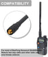 HYS 70-1000MHz UV5R UV5RE BF-888S TK11 UVK5 UVK6 Wide Band Telescopic Antenna SMA-Female Mobile Radio Antenna